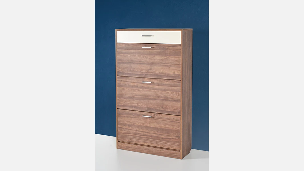 Trio (Selekt Ceviz) Ayaqqabı Dolabı-1