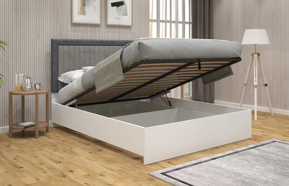 Кровать Brest (с подъемным механизмом) (Beliy Sneq)-3