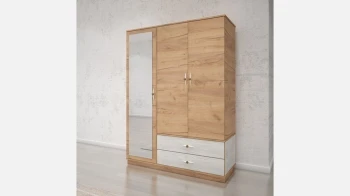 Vega 3 Doors Wardrobe-1