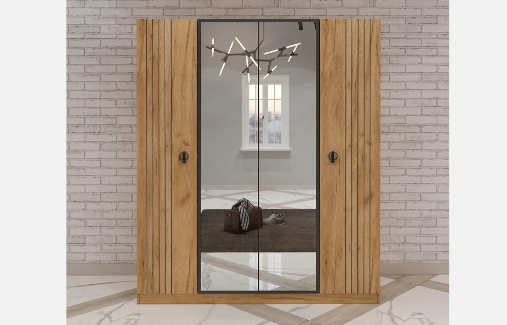 Vyana 4 Door Wardrobe-1