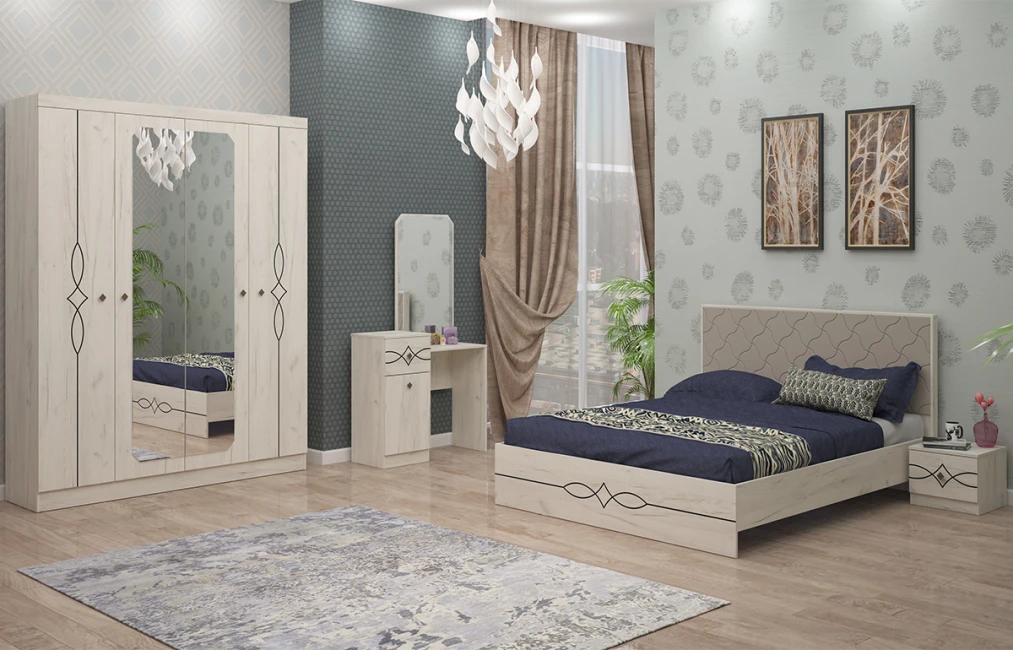 Fırat Bed (White)-2