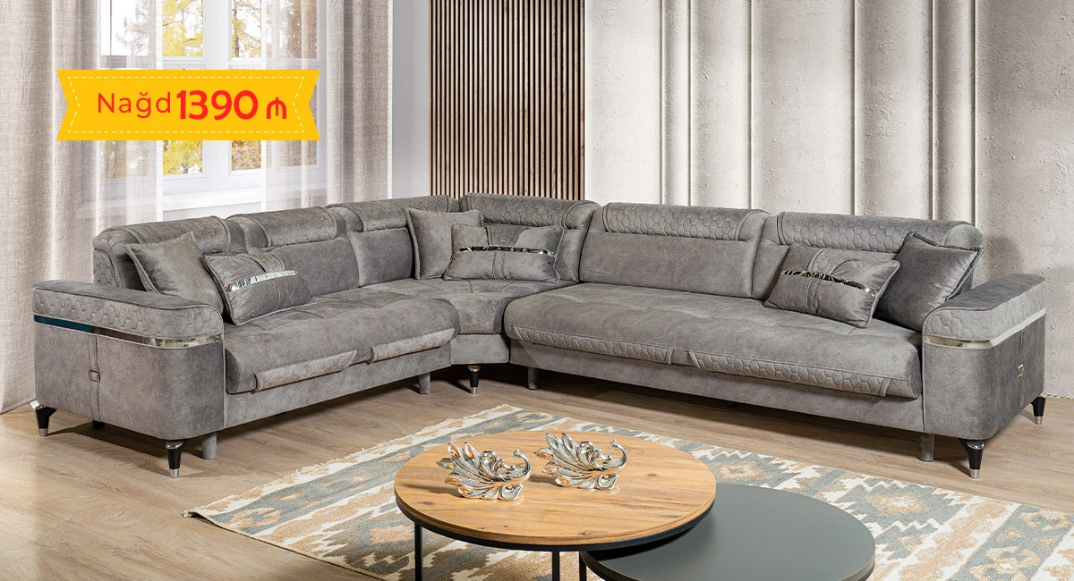 Nevada Corner Sofa (3+2)-1