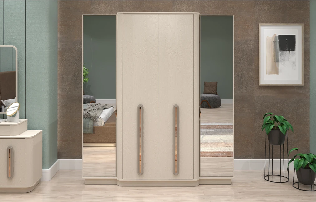 Aura 4 Door Wardrobe-1