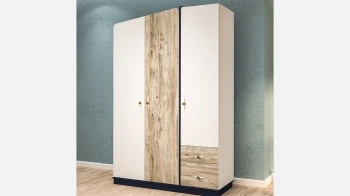 Stil 3 Qapılı Dolab (Mavi)-1