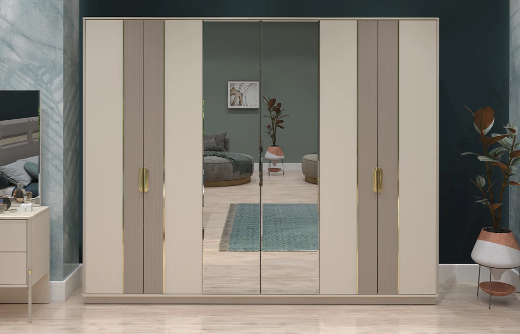 Verona 6 Door Wardrobe-1