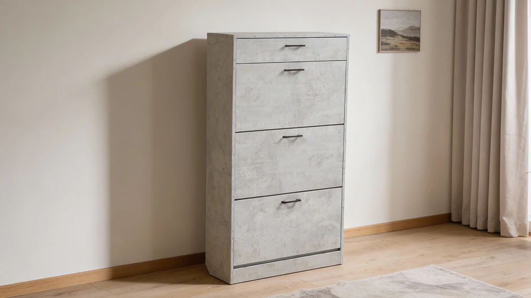 Trio (Azloft Açıq) Ayaqqabı Dolabı-1