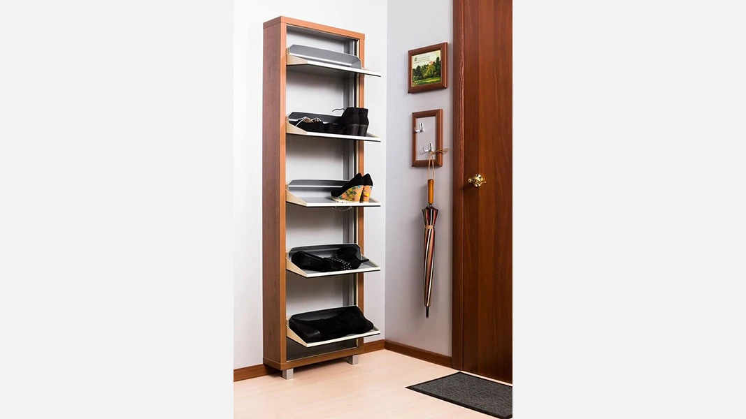 Lüks 5 (Ceviz) Ayaqqabı Dolabı-2