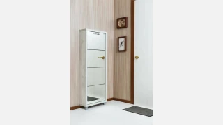 Lüks 4 (Beton) Ayaqqabı Dolabı