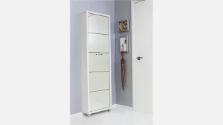 Lüks 5 (Ağ) Ayaqqabı Dolabı