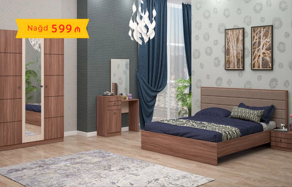 Tuna Bedroom Set(w/3 door wardrobe)-1