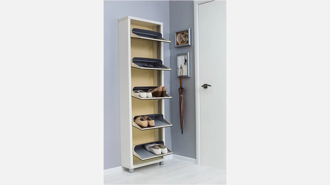 Lüks 5 (Ağ) Ayaqqabı Dolabı-2