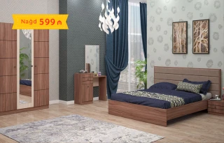 Tuna Bedroom Set(w/3 door wardrobe)